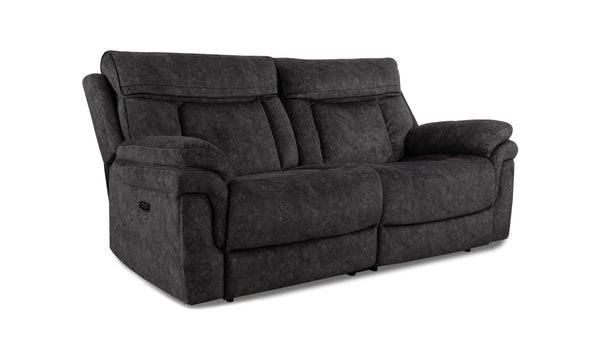 Orion fabric corner recliner best sale lounge suite