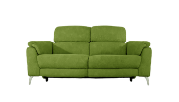 Romeo 2 Seater Power Recliner Fabric Sofa with Power Headrests