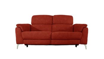 Romeo 2 Seater Power Recliner Fabric Sofa with Power Headrests