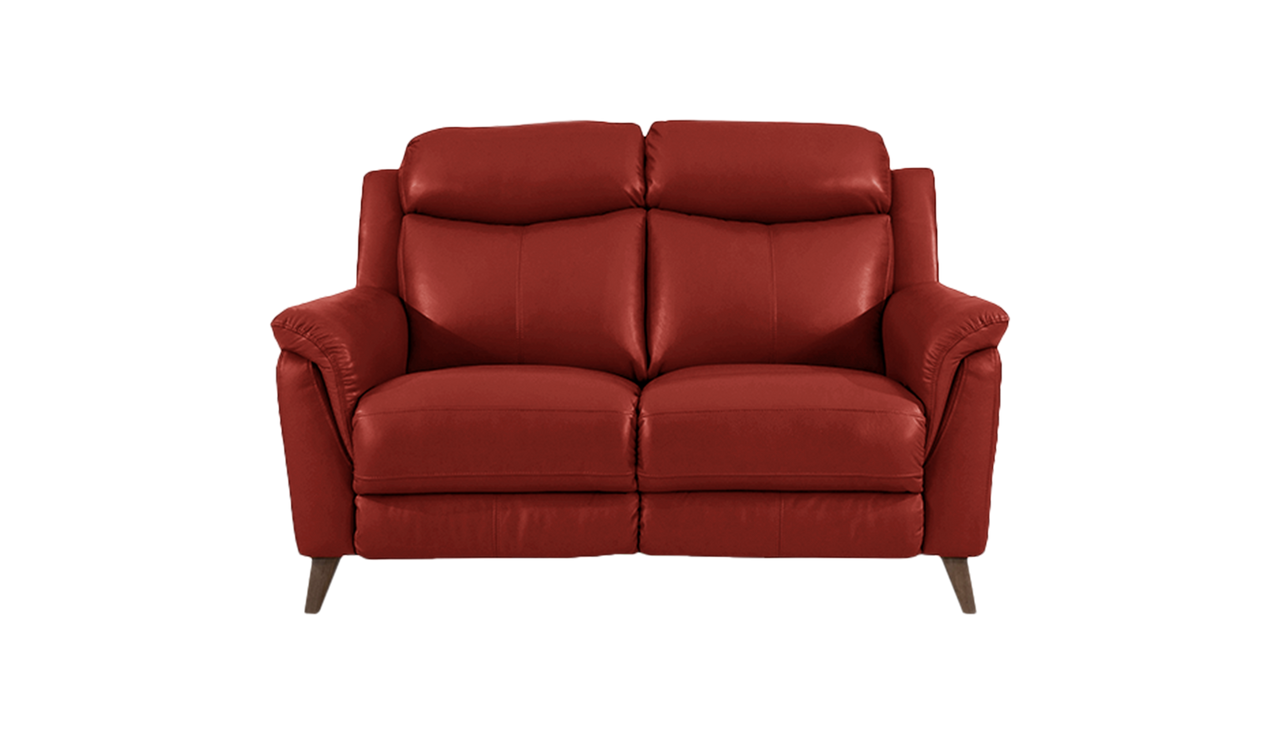 Sienna 2 Seater Power Recliner Sofa in Leather