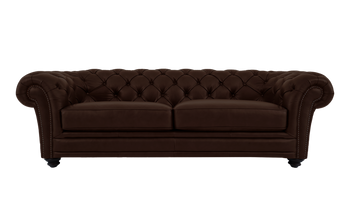 Savannah Leather 3 Seater Sofa