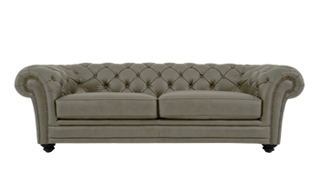 Savannah Leather 3 Seater Sofa