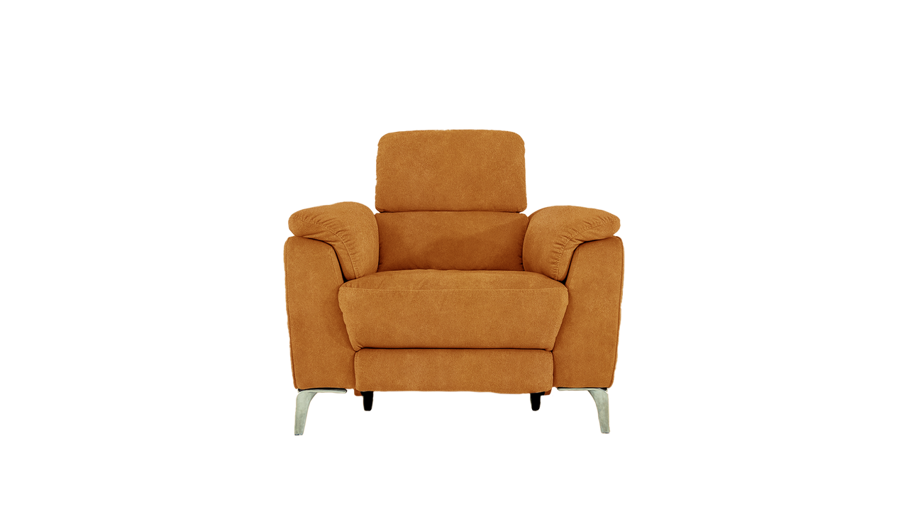 Romeo Power Recliner Fabric Chair with Power Headrests