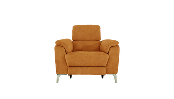 Romeo Power Recliner Fabric Chair with Power Headrests