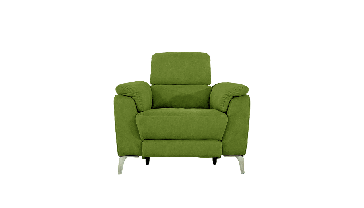 Romeo Power Recliner Fabric Chair with Power Headrests