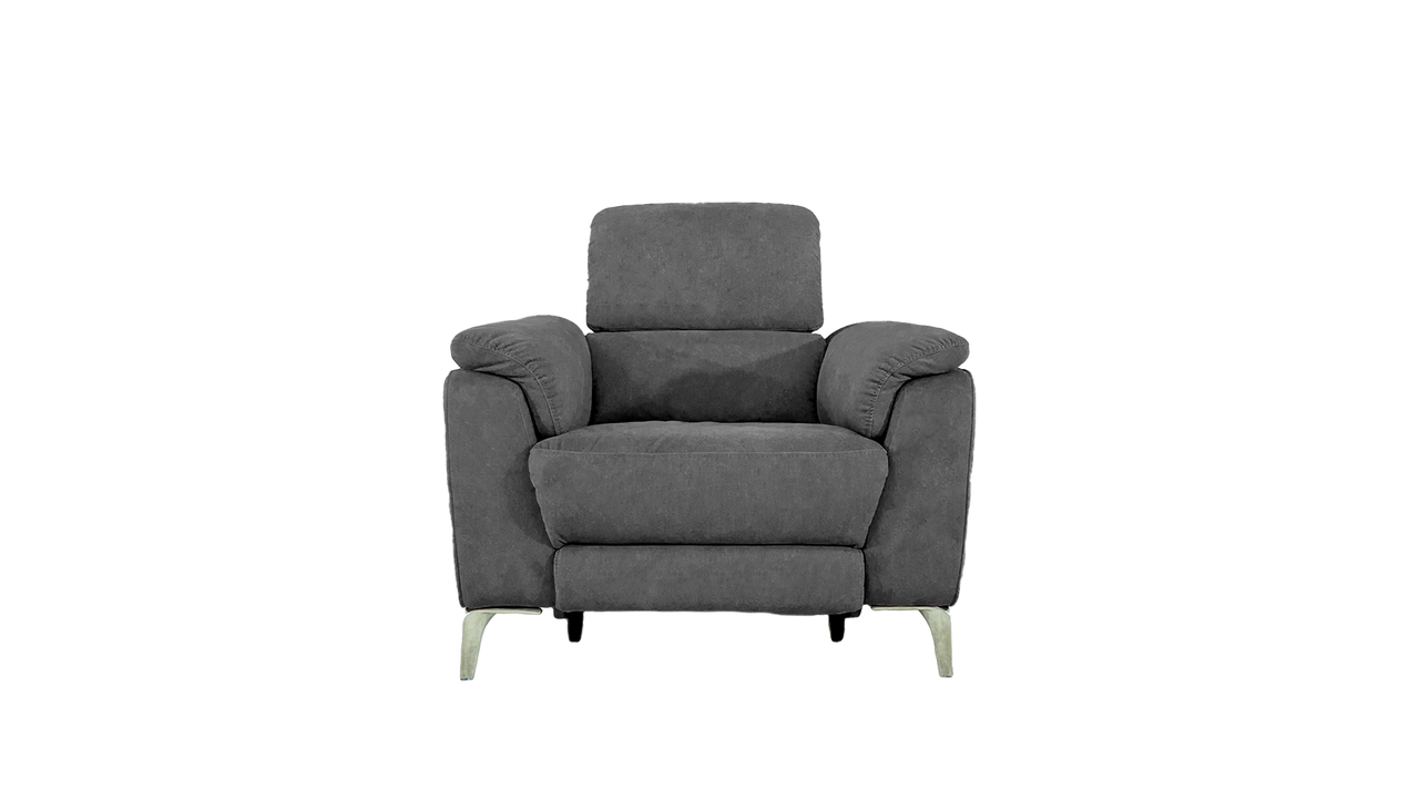 Romeo Power Recliner Fabric Chair with Power Headrests