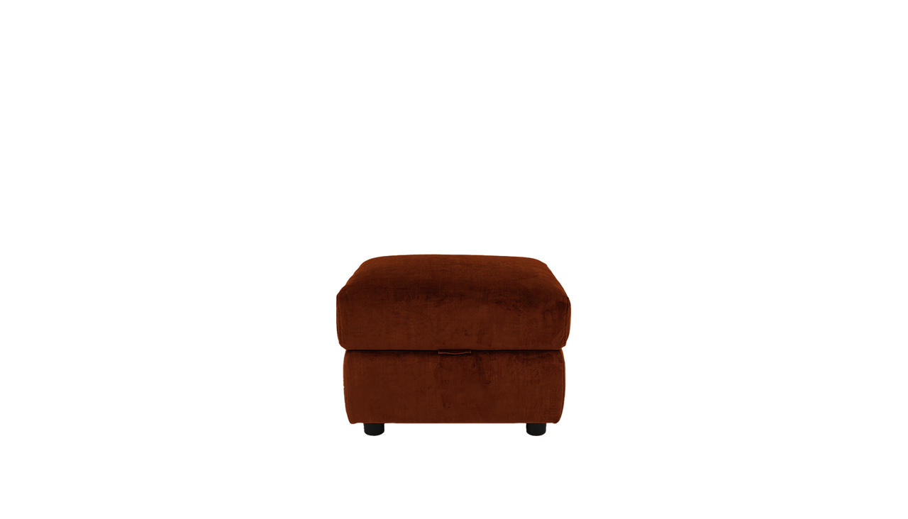 Micah Storage Footstool Velvet