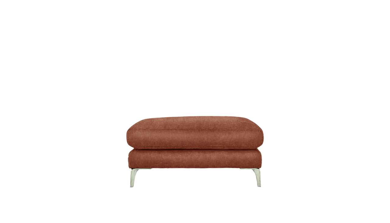 Romeo Leather Footstool