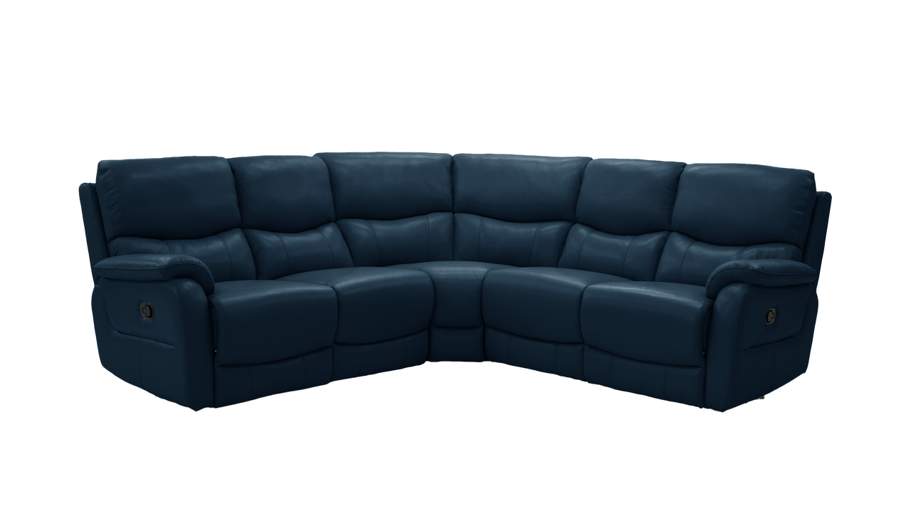 Evelyn Large Manual Corner Leather Sofa