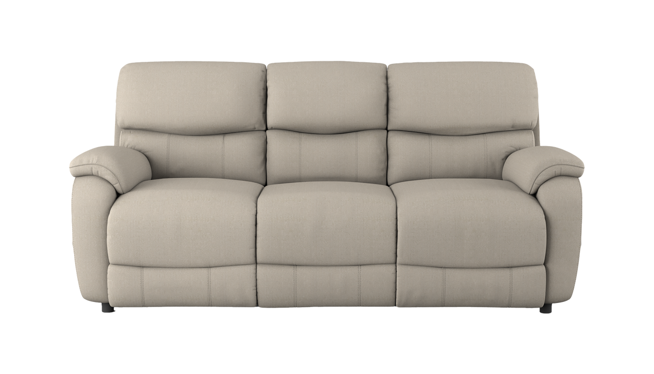 Evelyn 3 Seater Power Recliner Fabric Sofa