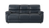 Evelyn 3 Seater Power Recliner Leather Sofa