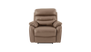 James Manual Recliner Leather Armchair