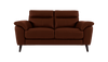 Jayley 2 Seater Leather Sofa with Storage