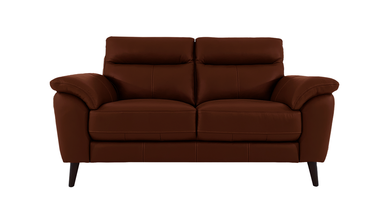 Jayley 2 Seater Leather Sofa with Storage