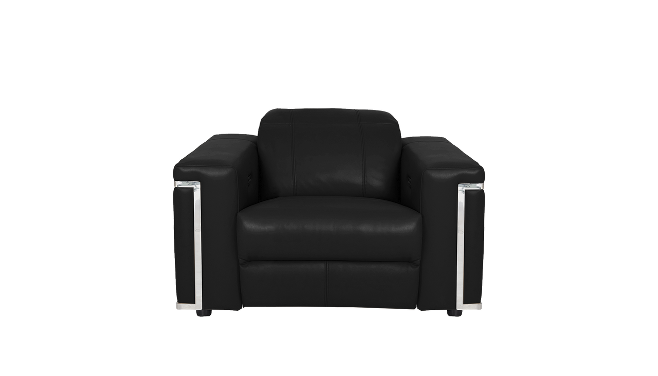 Cora Power Recliner Leather Chair With Power Headrests