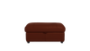 Cora Rectangular Leather Storage Footstool