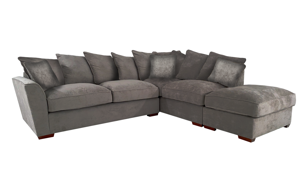 Foster Left Hand Facing Scatter Back Chaise Corner Sofa