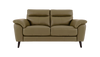 Jayley 2 Seater Leather Sofa with Storage