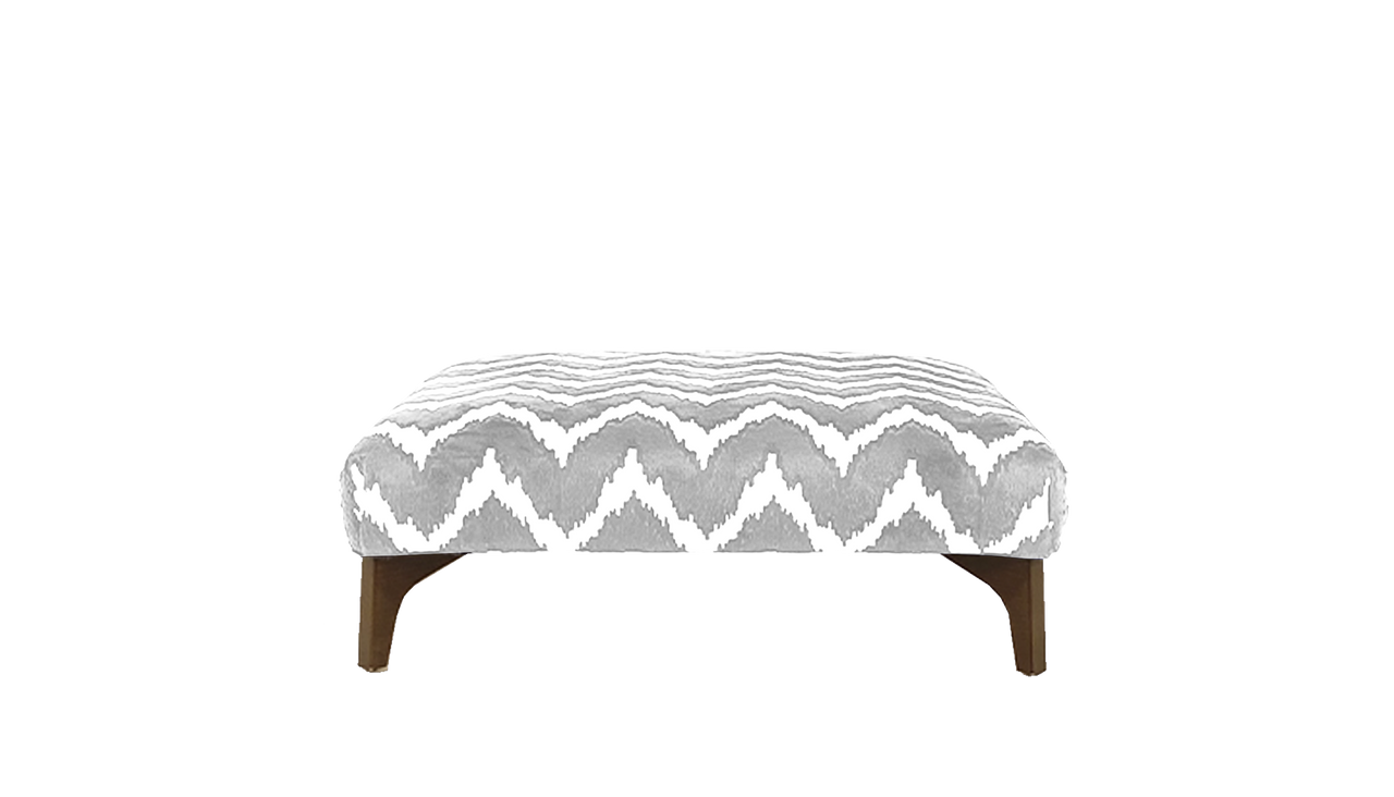 Dillon Large Pattern Square Footstool